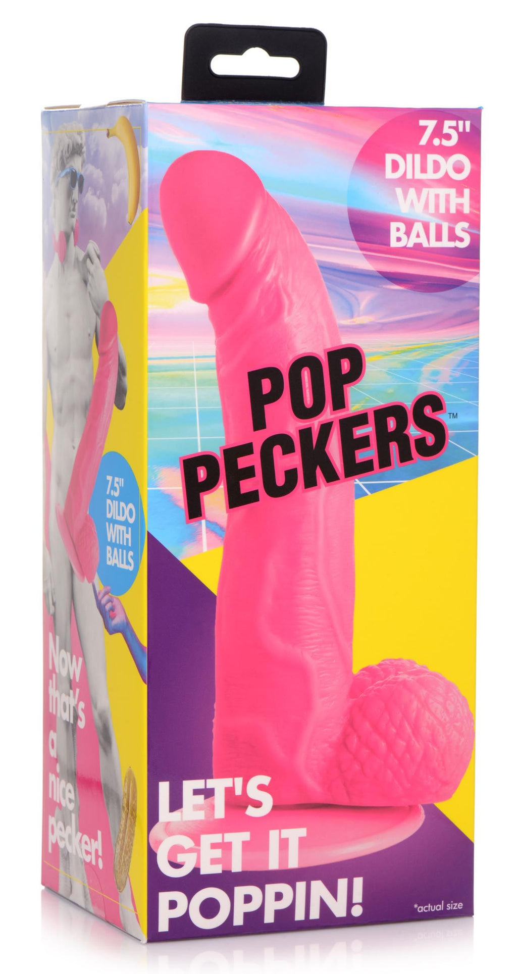 Poppin Dildo 19 cm - Blau