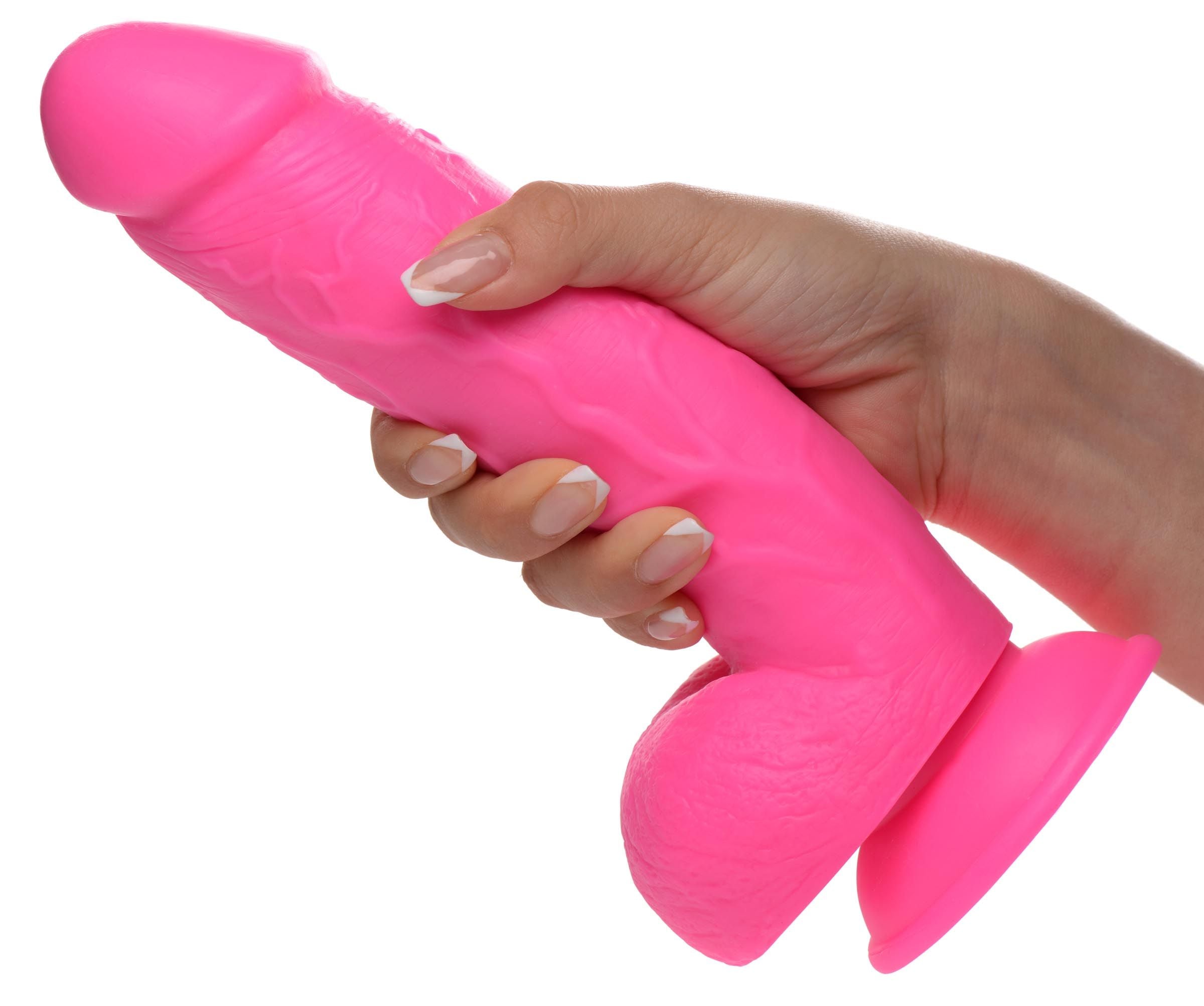 Poppin Dildo 20 cm - Blau
