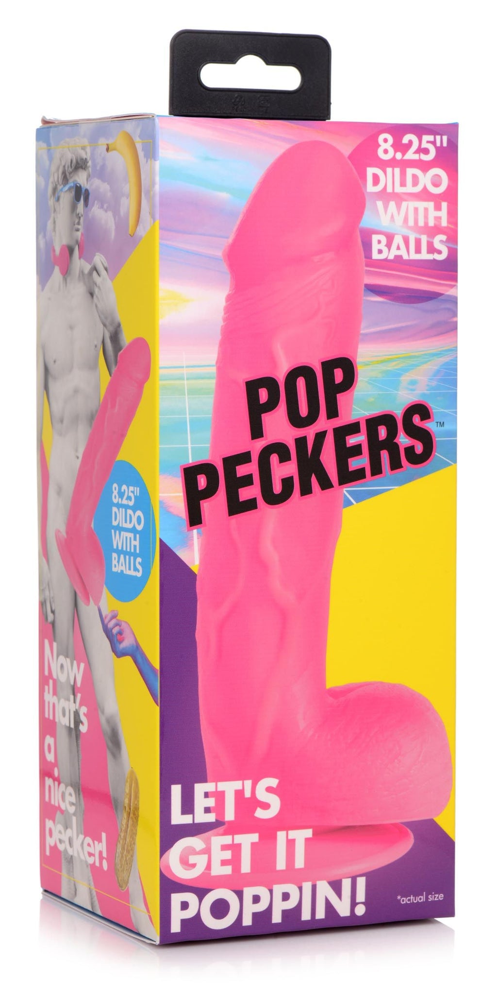 Poppin Dildo 20 cm - Blau