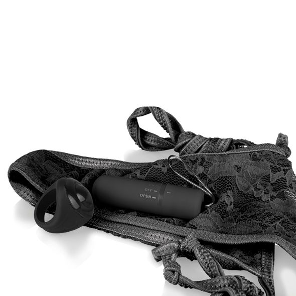 My Secret - Vibrating Panty Set mit Fernbedienung - Schwarz