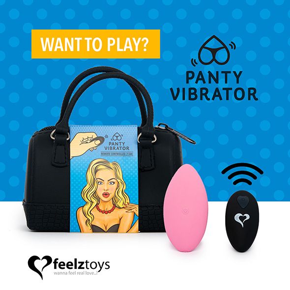 Feelztoys - Slip-Vibrator mit Fernbedienung - Diskret Tragbar