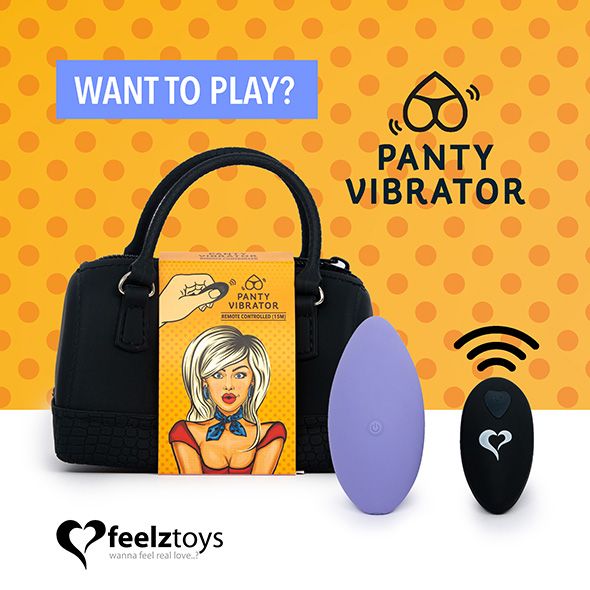 Feelztoys - Slip-Vibrator mit Fernbedienung - Diskret Tragbar