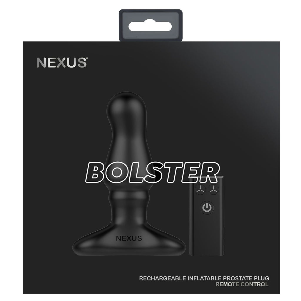 Nexus - Bolster Vibrierender Aufblasbarer Prostata-Plug - 40-46 mm