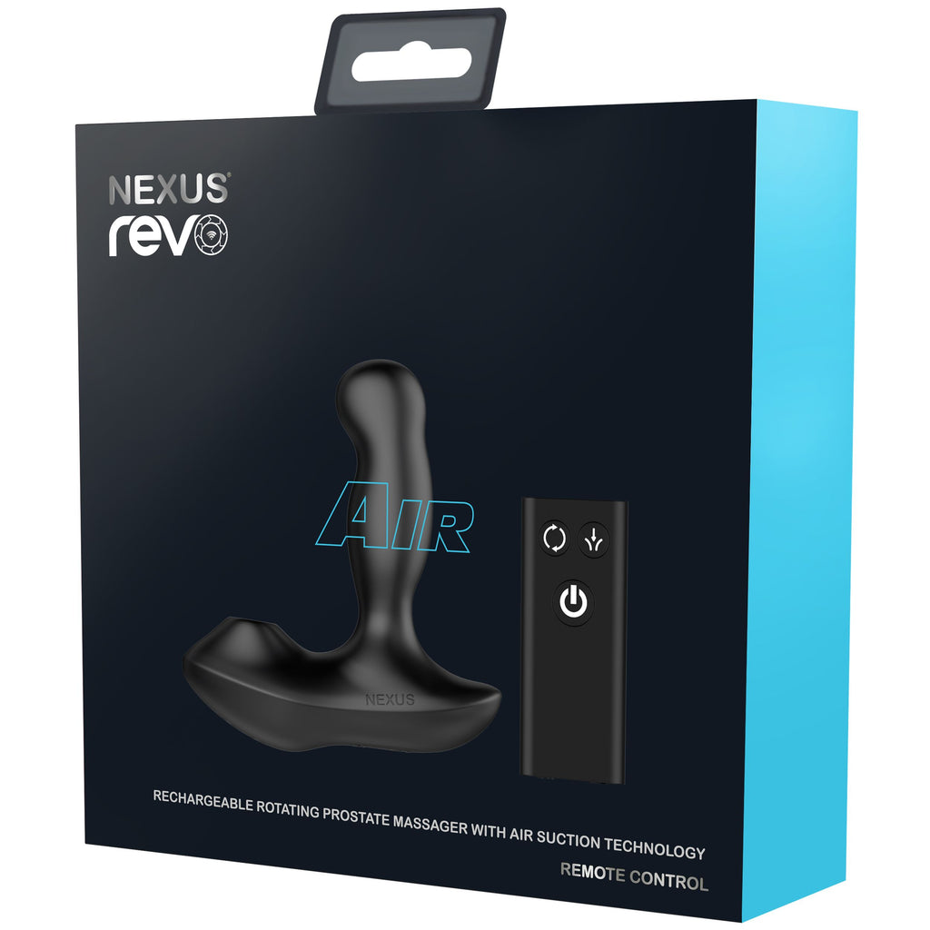 Nexus - Revo Air Prostata-Vibrator - Rotierend mit Luftdruck-Perineum-Stimulation