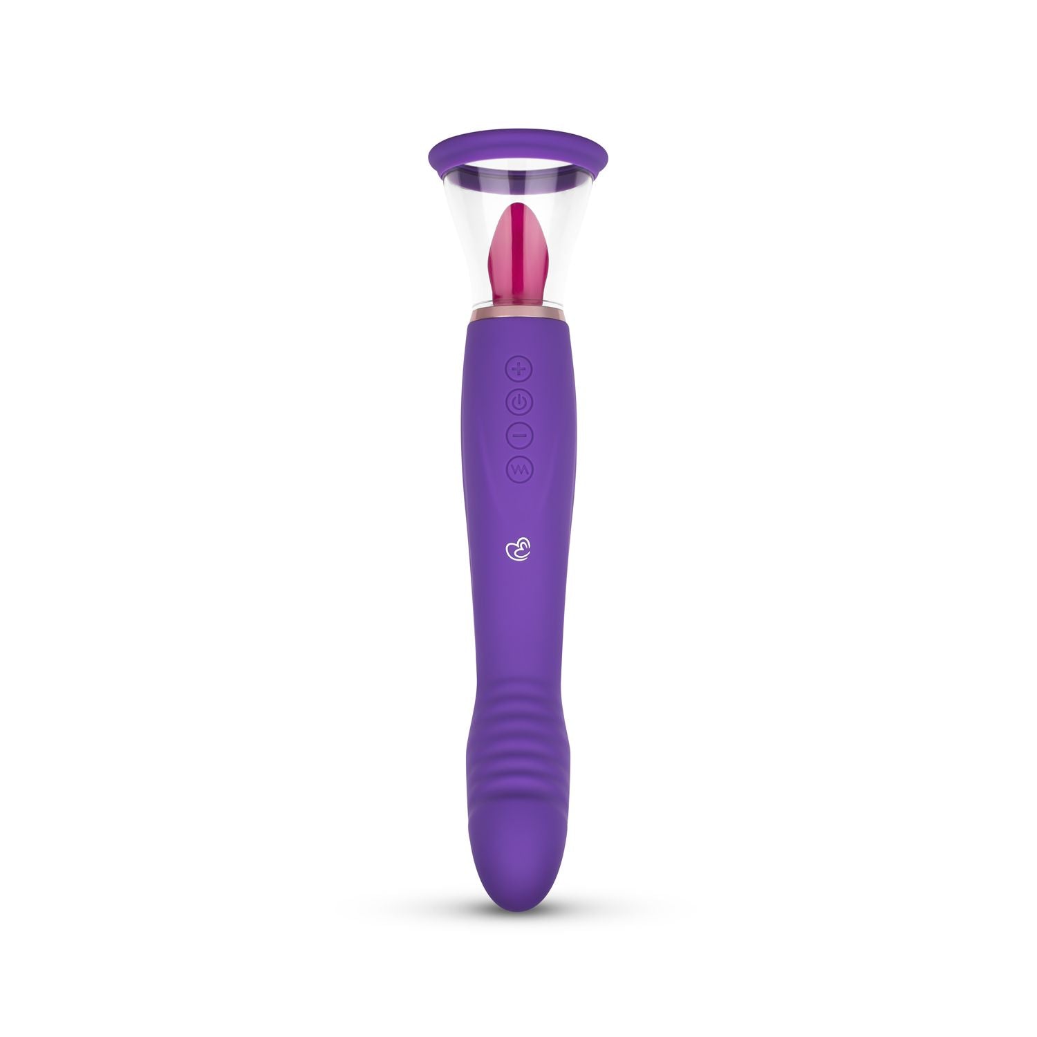 Pleasure Pump - Vulvapumpe mit G-Spot-Vibrator und Klitorisstimulator - Lila