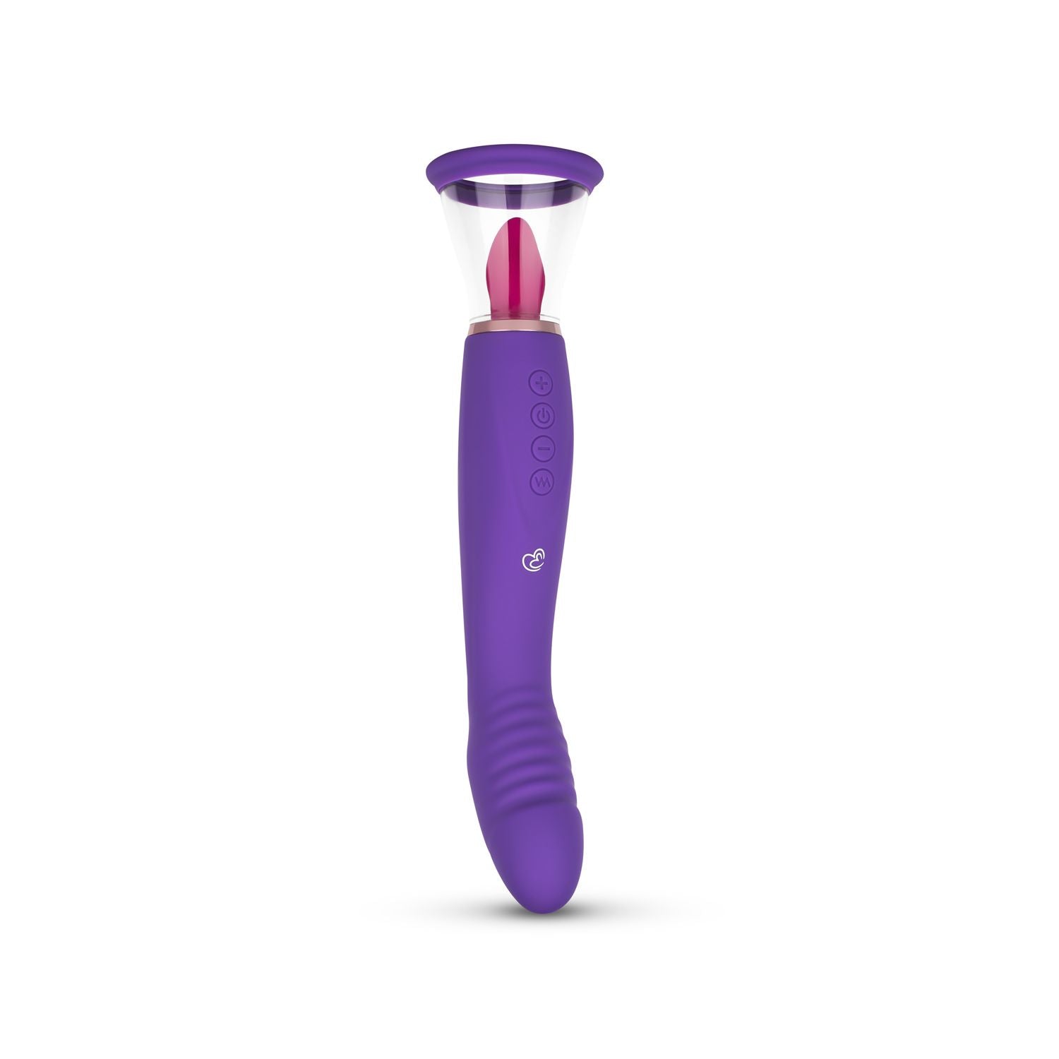 Pleasure Pump - Vulvapumpe mit G-Spot-Vibrator und Klitorisstimulator - Lila