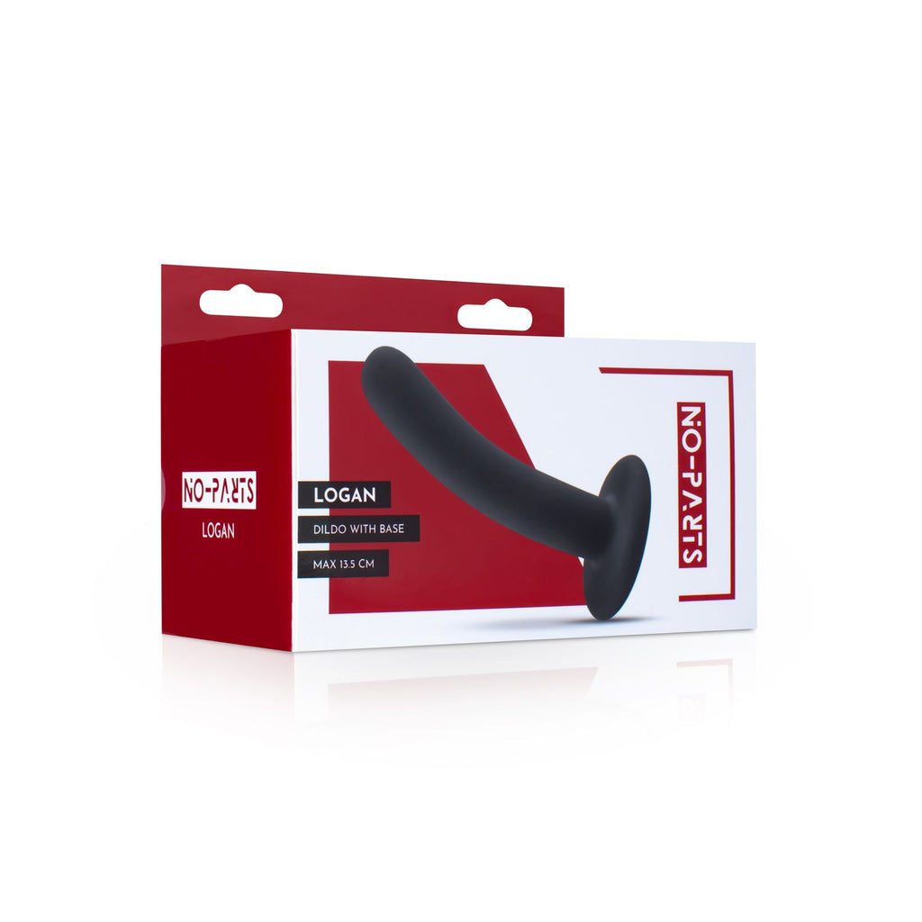 No-Parts - Logan Dildo 13,5 cm - Schwarz