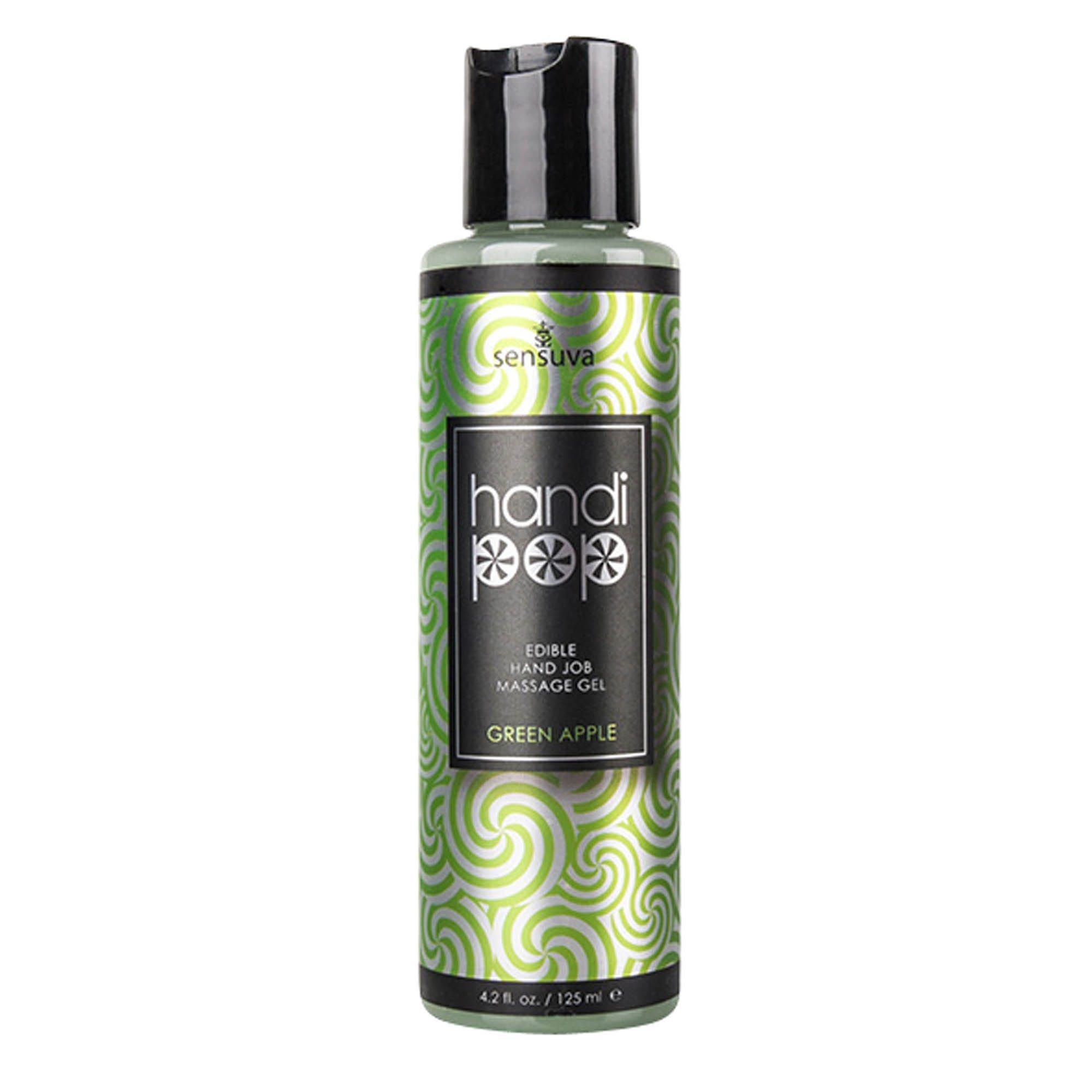 Sensuva - Handipop Handjob-Massagegel Grüner Apfel - 125 ml