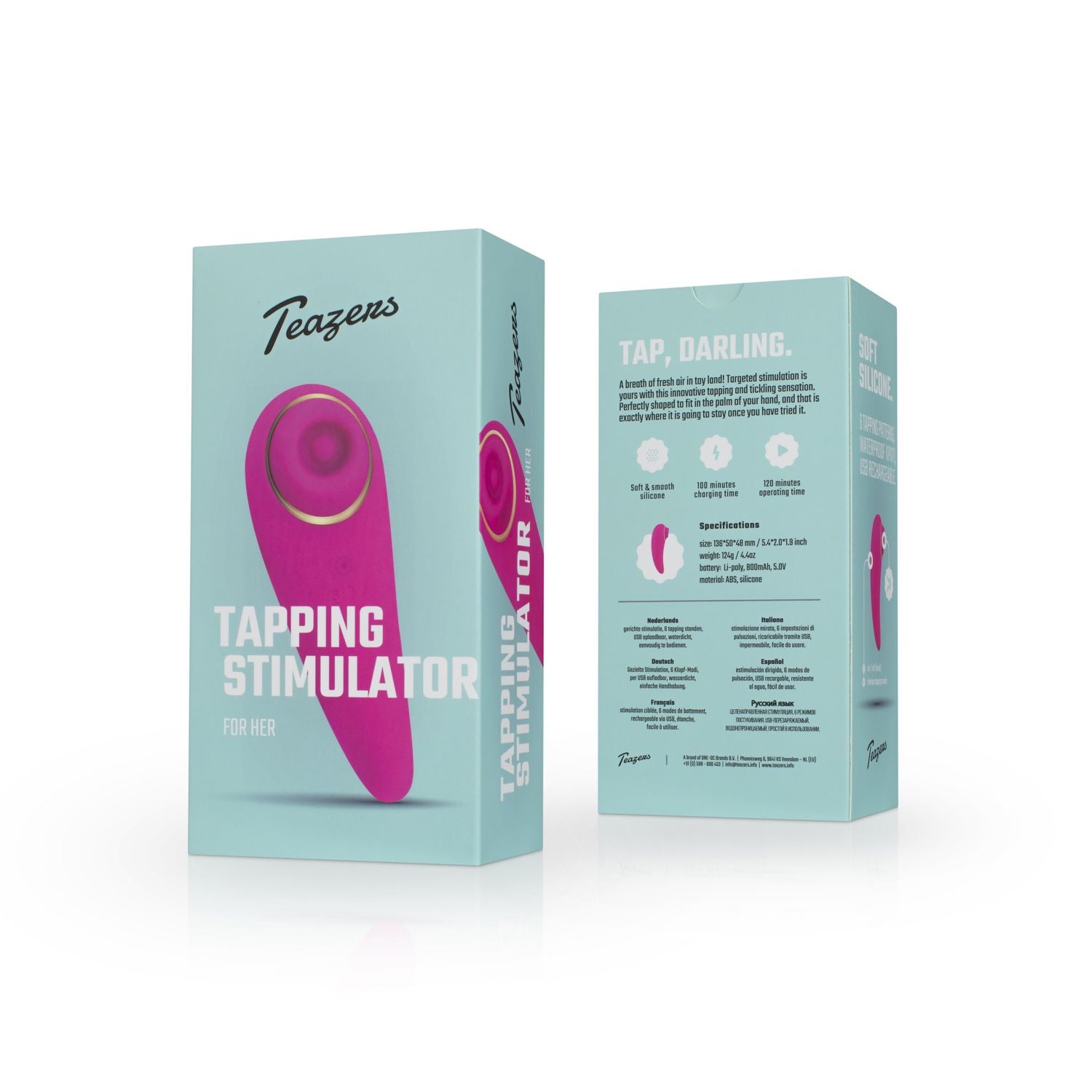 Teazers - Klitoris Stimulator mit Tapping-Funktion - Silikon Vibrator mit Pulsfunktion
