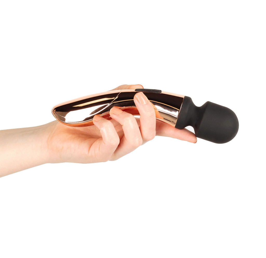 Rosy Gold - Nouveau Curve Massager - Wand Vibrator mit 10 Stufen