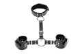 Strict - Halsband mit Manschetten Fessel-Set - Schwarz