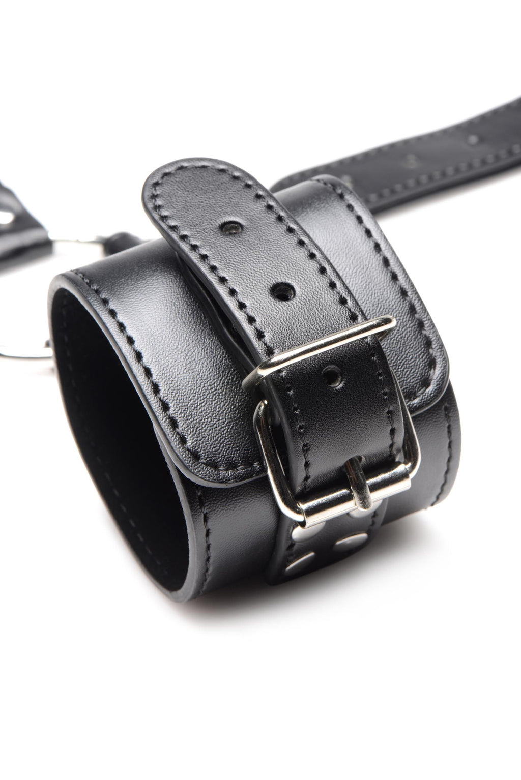 Strict - Halsband mit Manschetten Fessel-Set - Schwarz