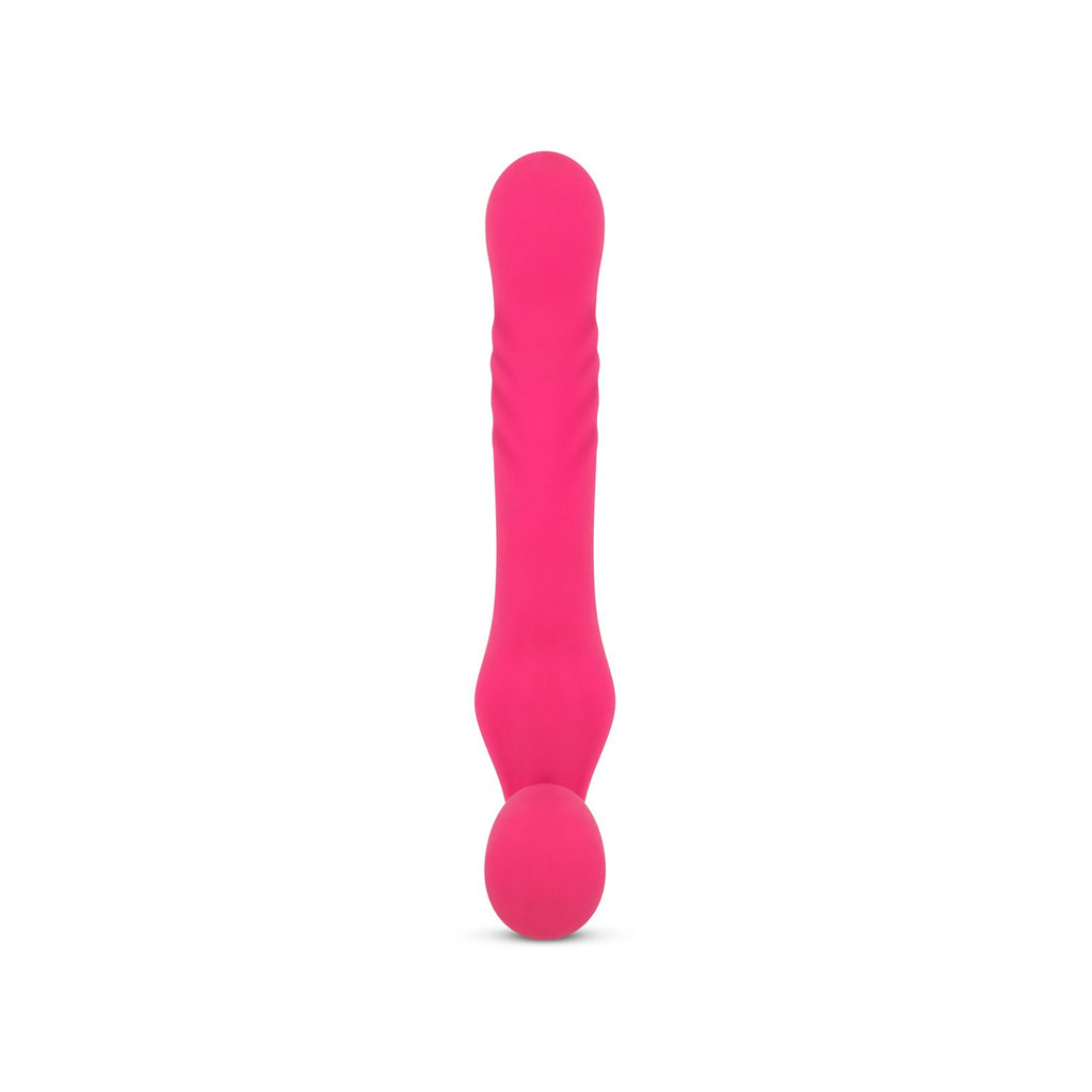 Teazers - Strapless Strap-on Vibrator - Rosa mit 10 Vibrationsstufen