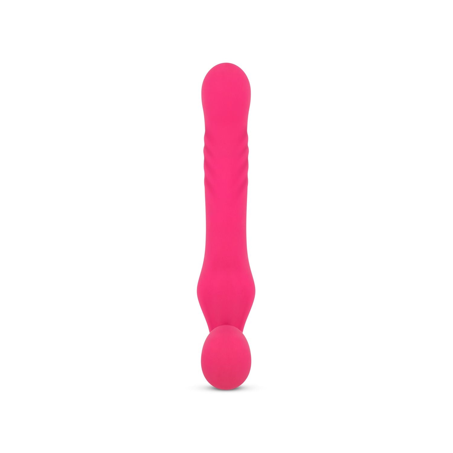 Teazers - Strapless Strap-on Vibrator - Rosa mit 10 Vibrationsstufen
