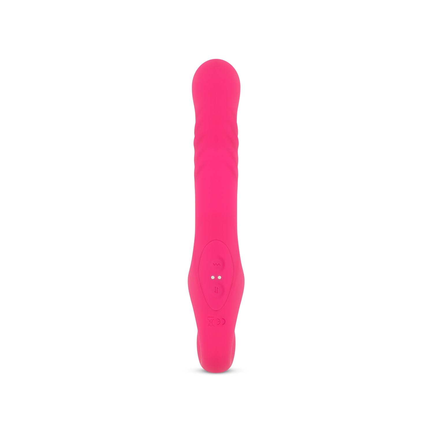 Teazers - Strapless Strap-on Vibrator - Rosa mit 10 Vibrationsstufen