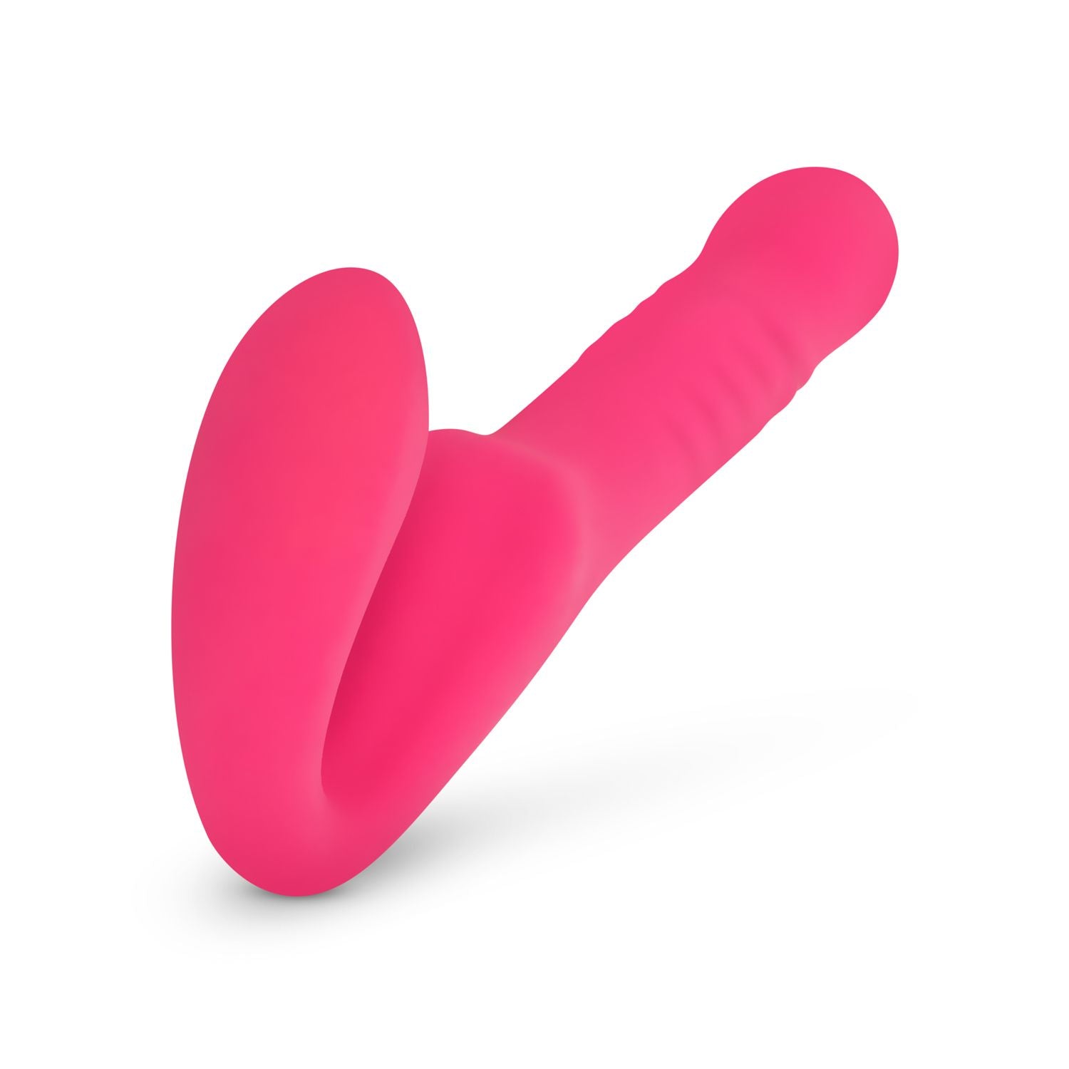 Teazers - Strapless Strap-on Vibrator - Rosa mit 10 Vibrationsstufen