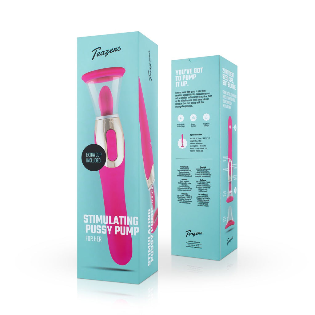 Teazers - Pleasure Pump mit G-Spot-Vibrator - Rosa