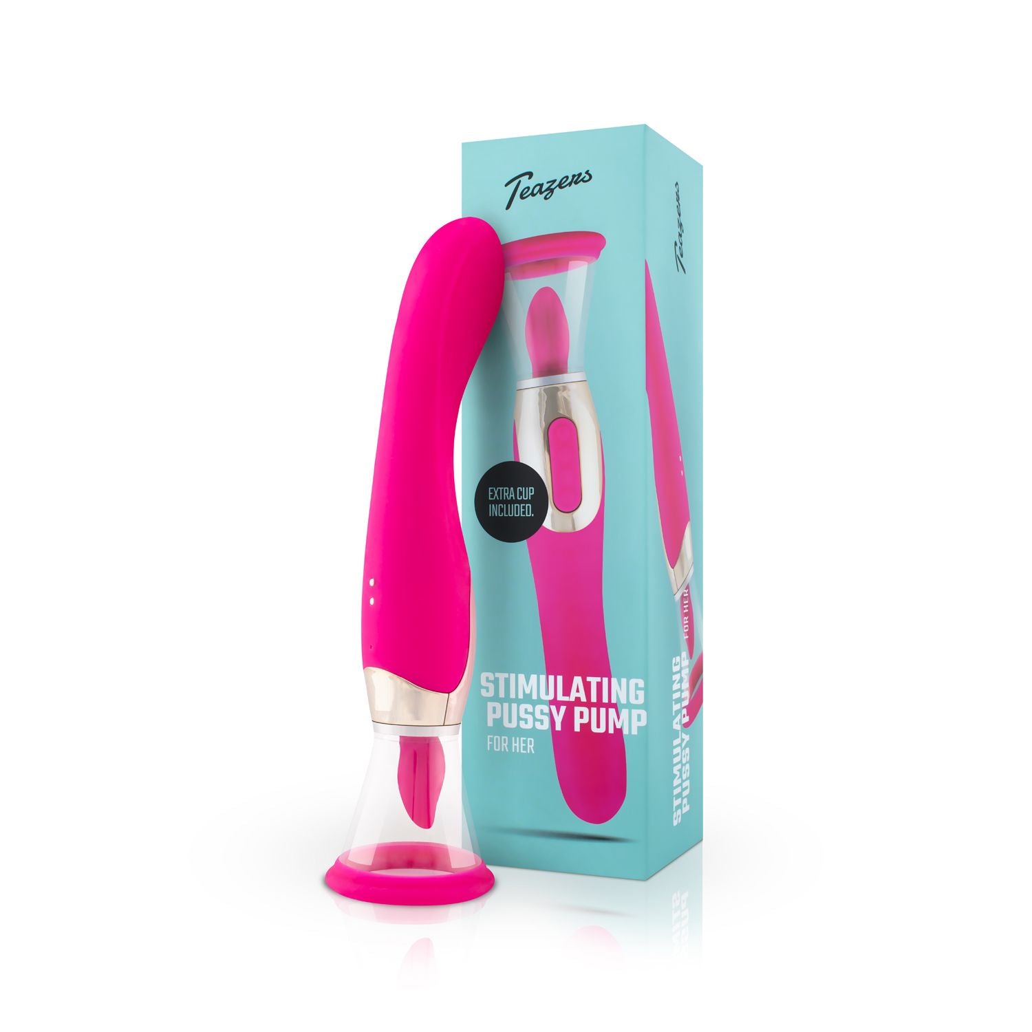 Teazers - Pleasure Pump mit G-Spot-Vibrator - Rosa