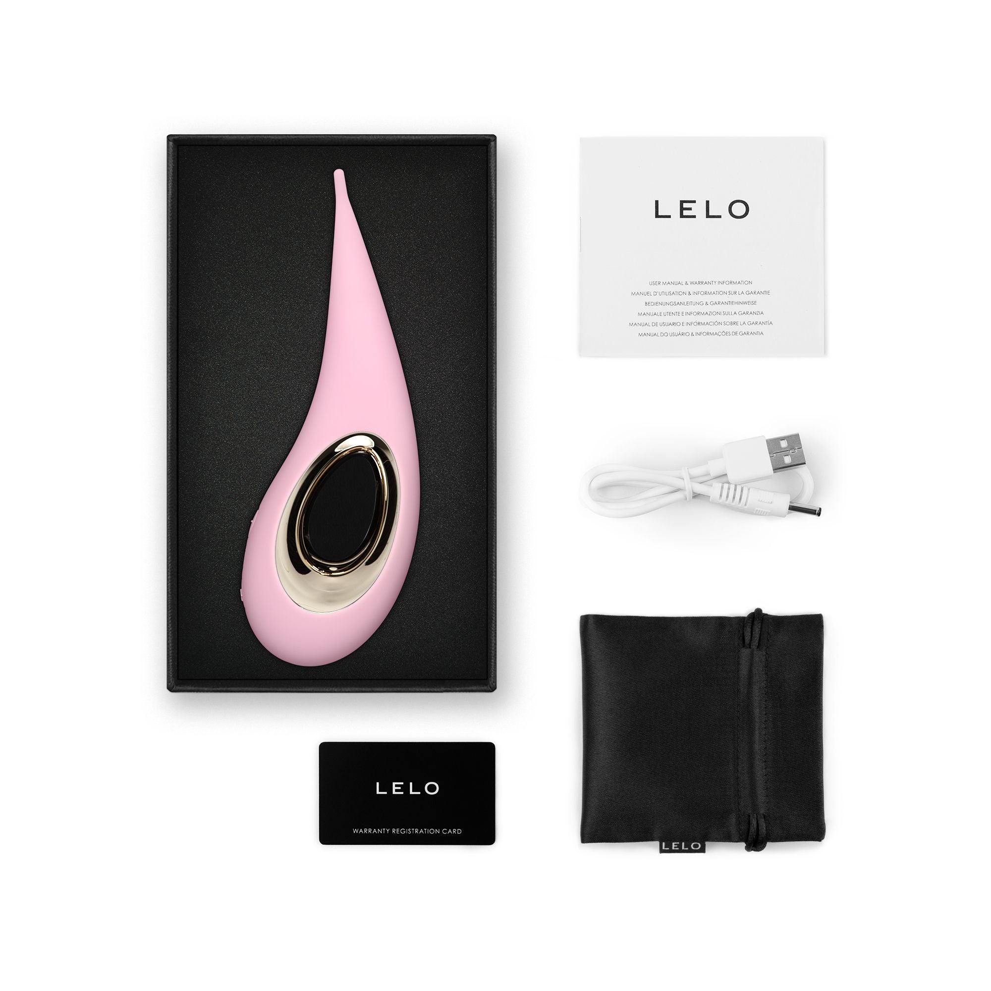 LELO - Dot Klitoris-Vibrator mit Infinite Loop Technology - Rosa