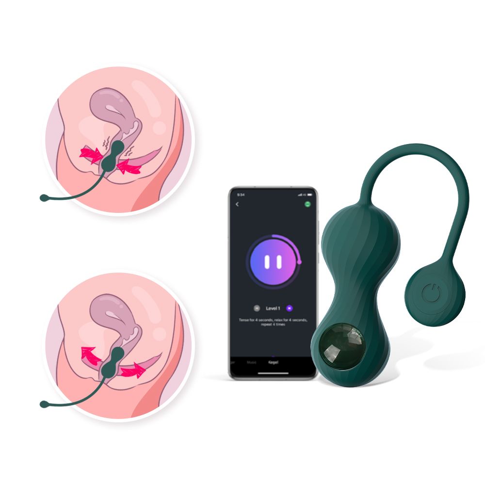 Magic Motion - Duo Smart Kegel-Vibrator mit Gewichten - Grün