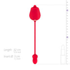 Teazers - Rosen-Vibrator mit Klitoris-Stimulator - 2 Unabhängige Motoren
