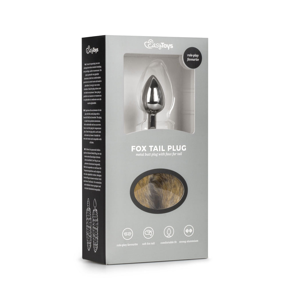 Easytoys Fetish - Analplug – Brauner Fuchsschwanz