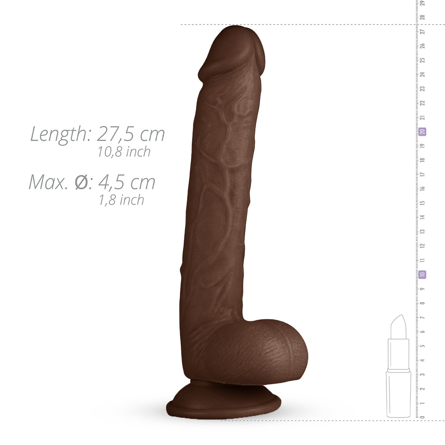 Real Fantasy - Myles Realistischer Dildo - 28 cm