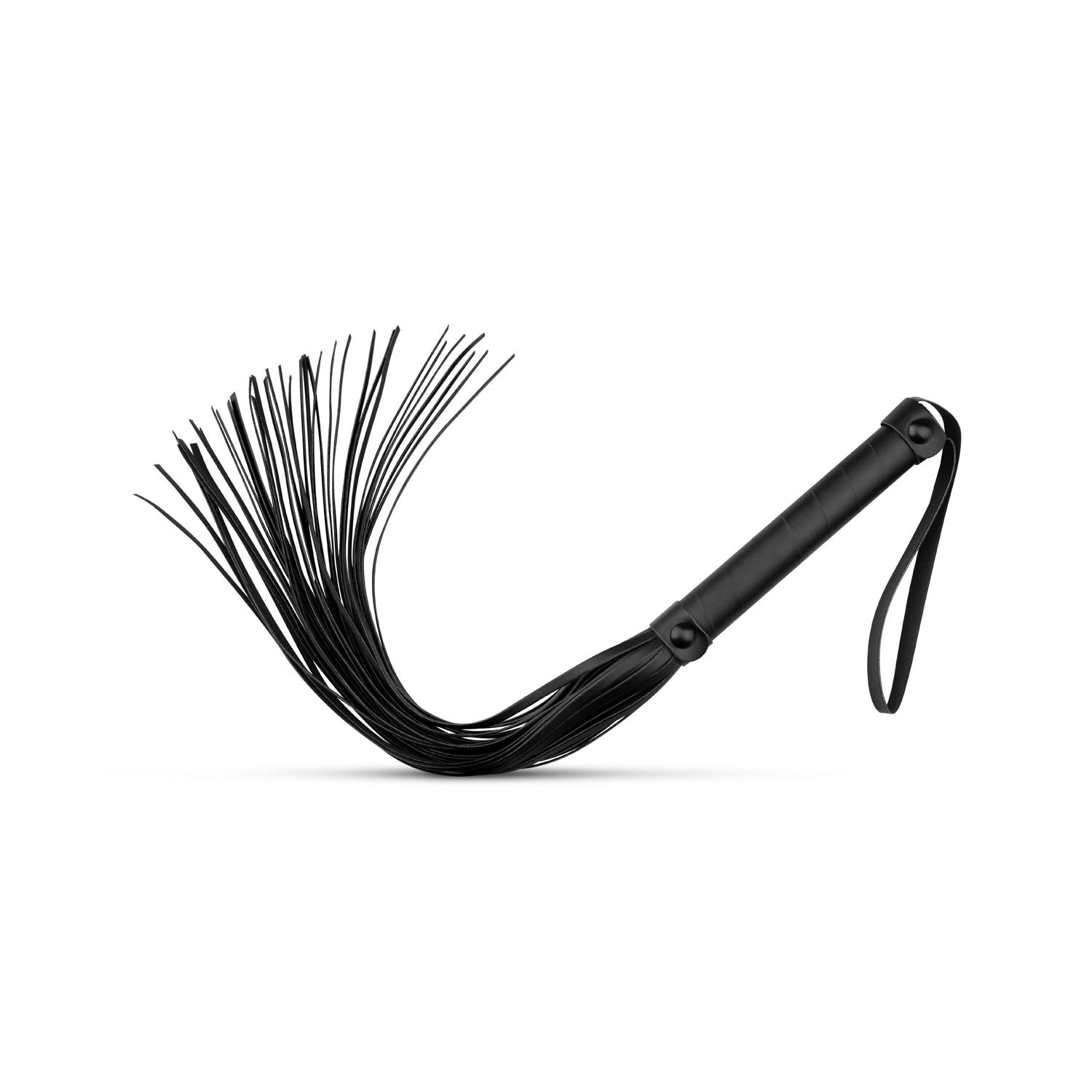 Kunstleder-Flogger - Schwarz