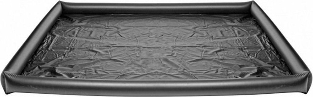 Aufblasbares Laken aus Vinyl in Schwarz