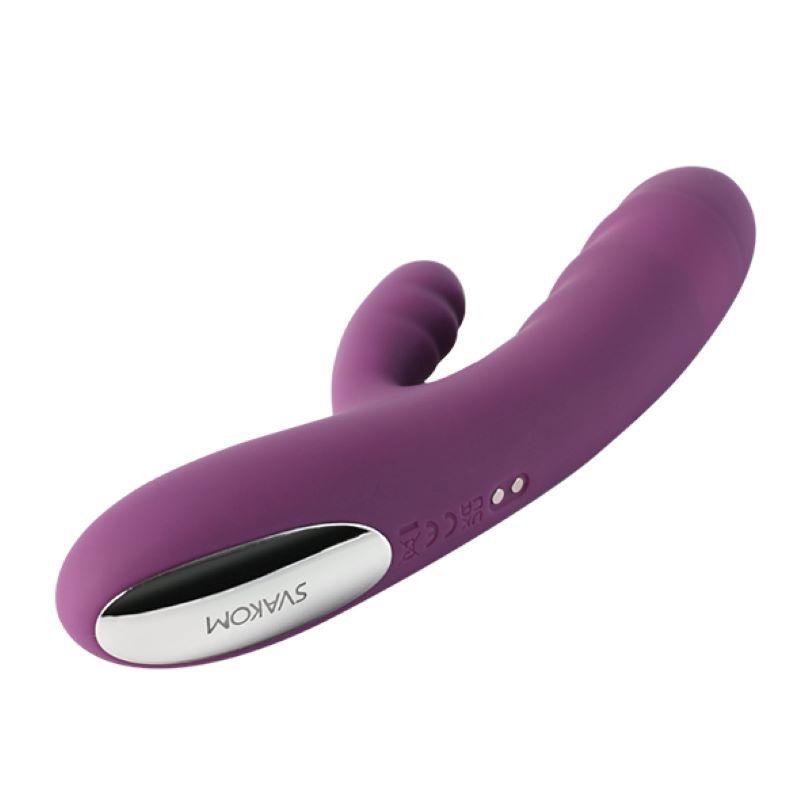 SVAKOM - Avery Stoßvibrator mit doppelter Stimulation - Lila