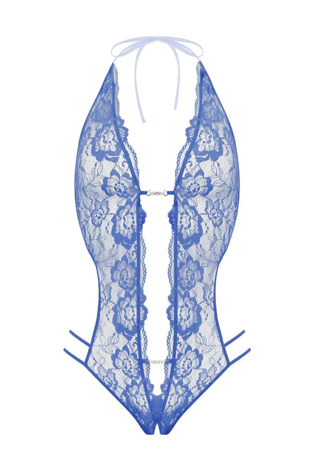 Christine - Renee Spitzen-Tanga-Bodysuit - Lila