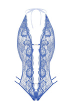 Christine - Renee Spitzen-Tanga-Bodysuit - Lila
