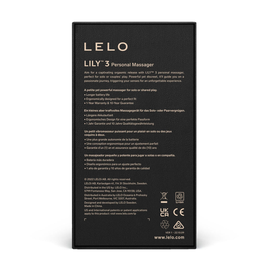 LELO - Lily 3 Persönlicher Massager - Dark Plum