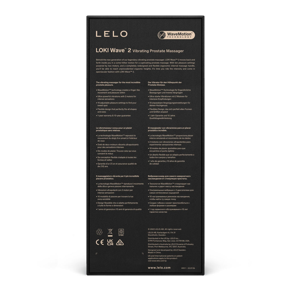 LELO - Loki Wave 2 Prostatastimulator - Basic Blue