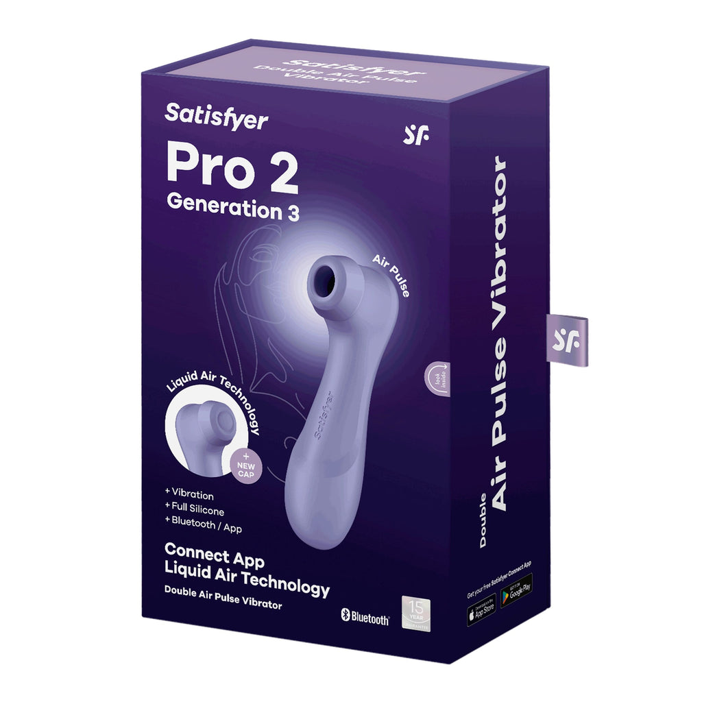 Satisfyer - Pro 2 Generation 3 App Controlled Klitoris-Stimulator - Weinrot