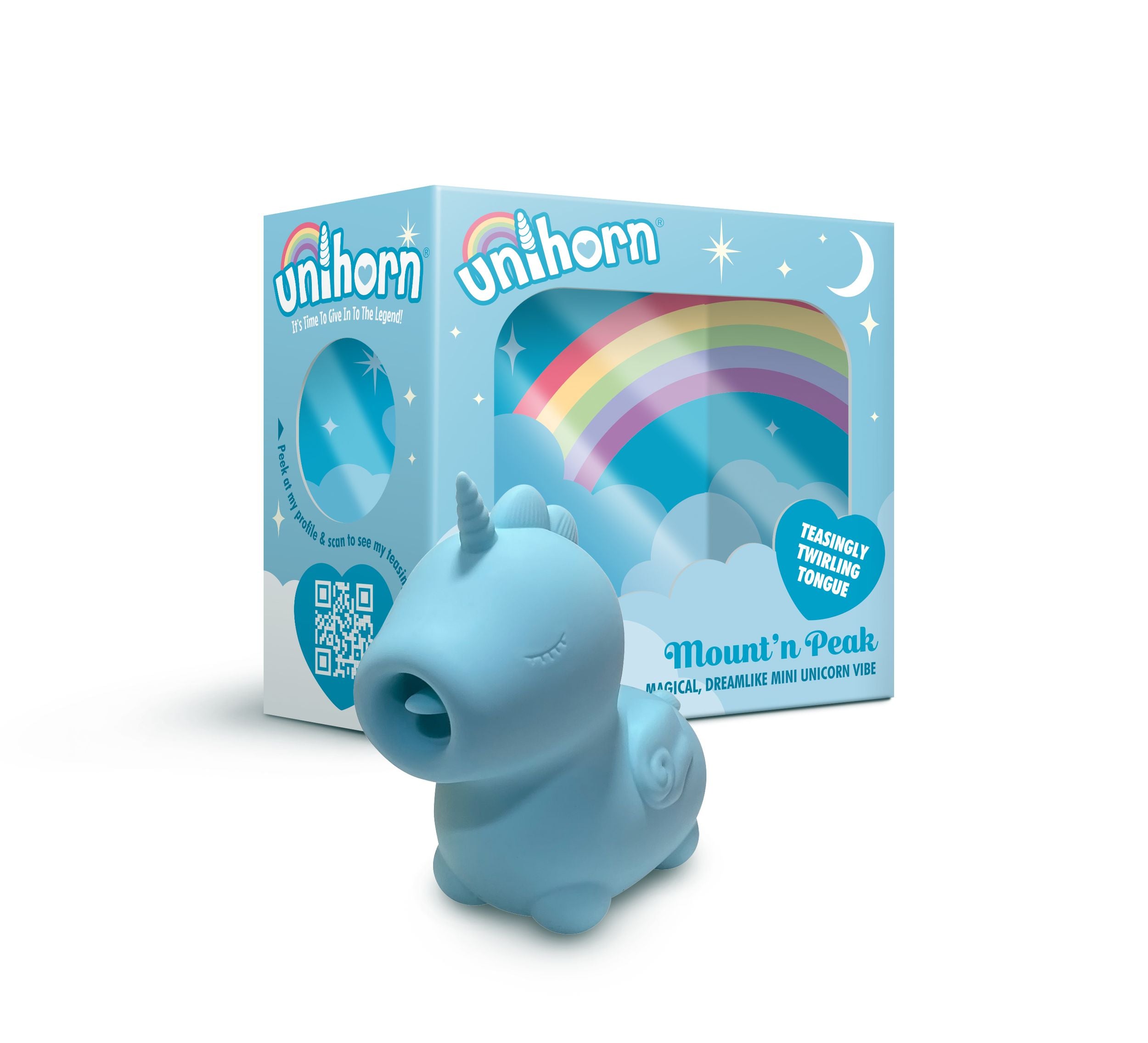 Unihorn - Bean Blossom Zungenvibrator - Klitoris-Stimulator mit dicker Zunge