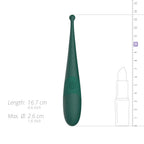 Gløv - Luna Eco Pin-Point Vibrator - Grün