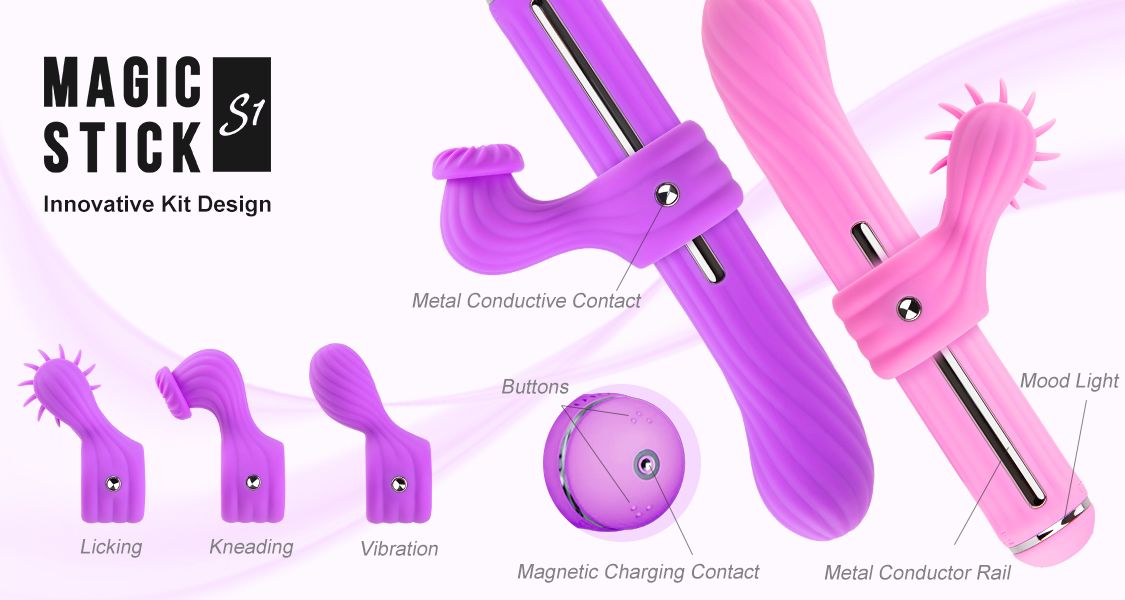 OTOUCH - Magic Stick Wand-Vibrator mit Heizfunktion - Lila