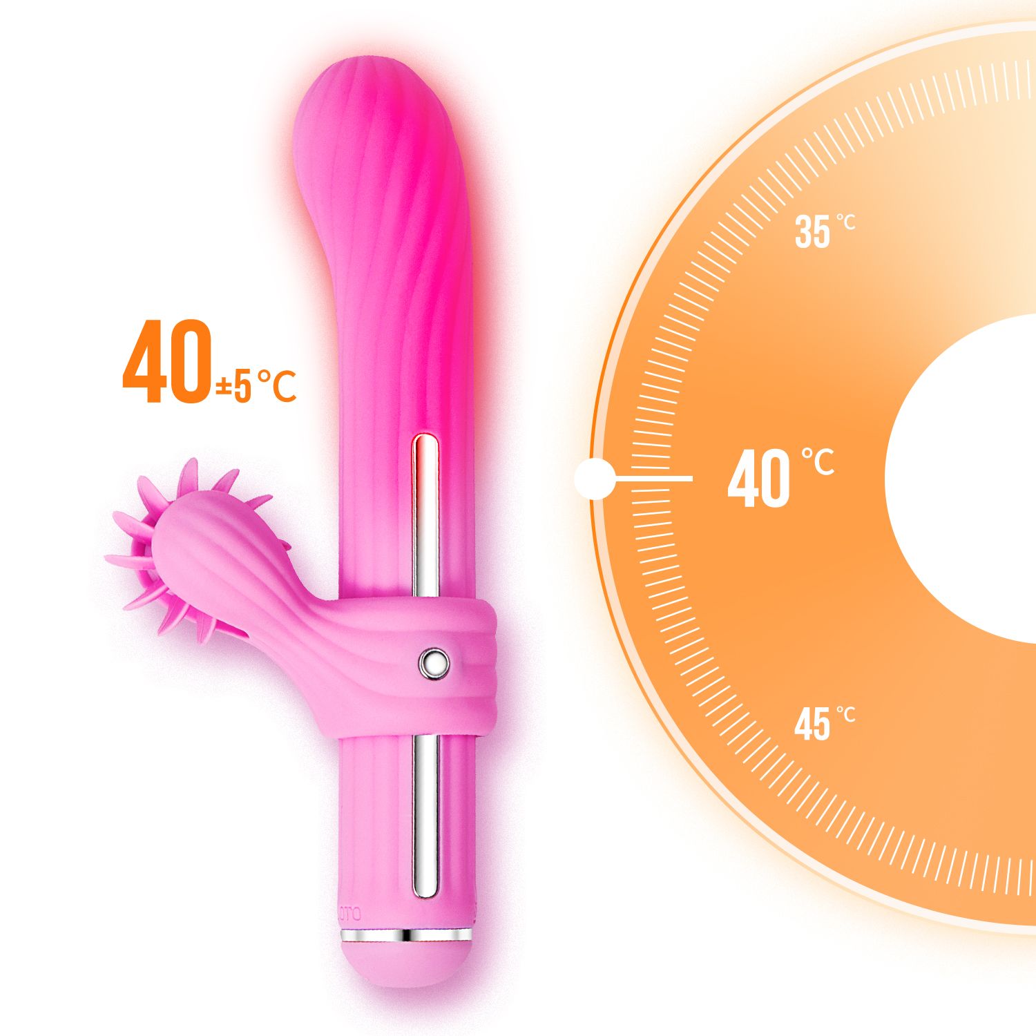 OTOUCH - Magic Stick Wand-Vibrator mit Heizfunktion - Lila