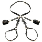 Strict - Bondage Harness mit Schleifen M/L - Schwarz