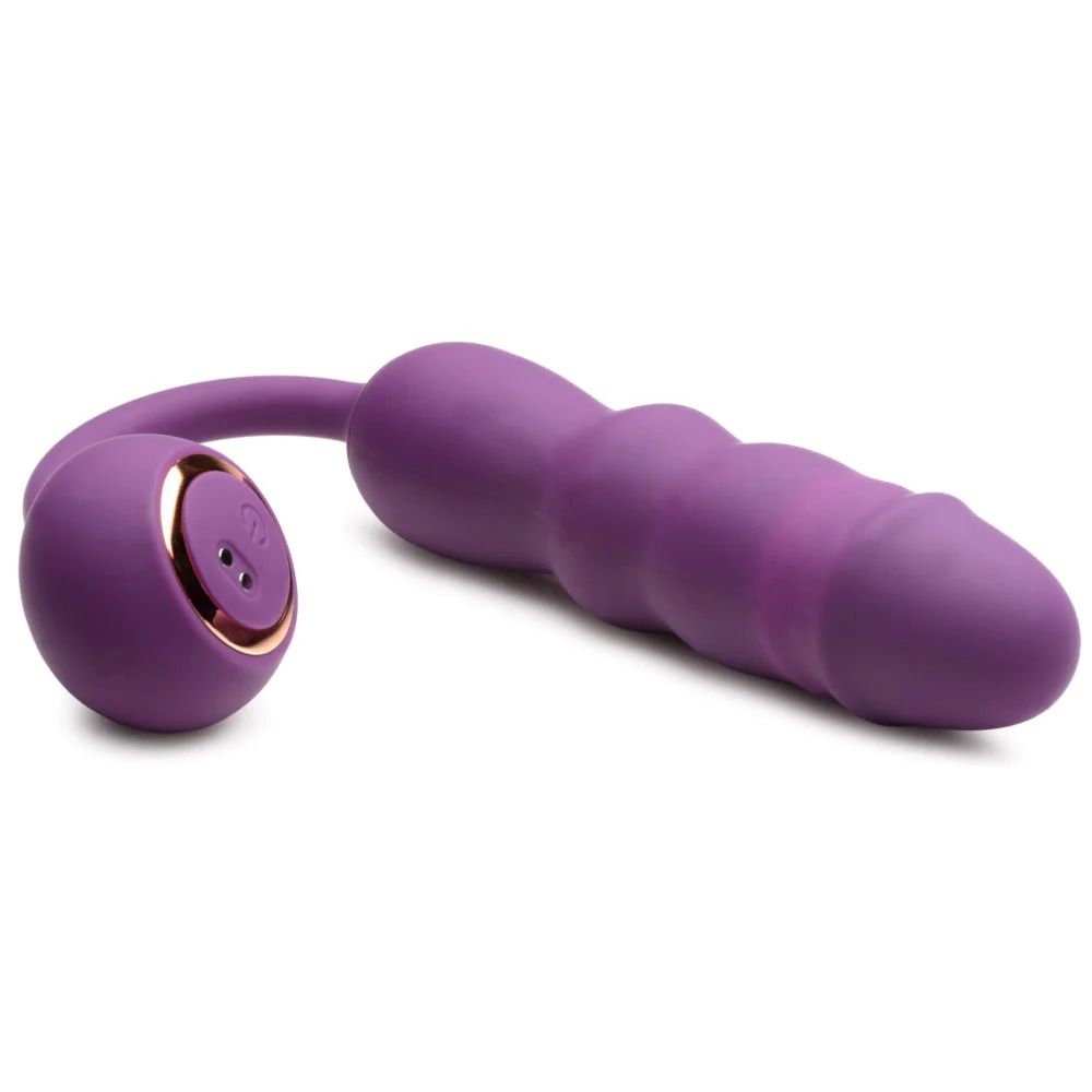 Thru - Thumper Stoßvibrator - Silikon mit Fernbedienung