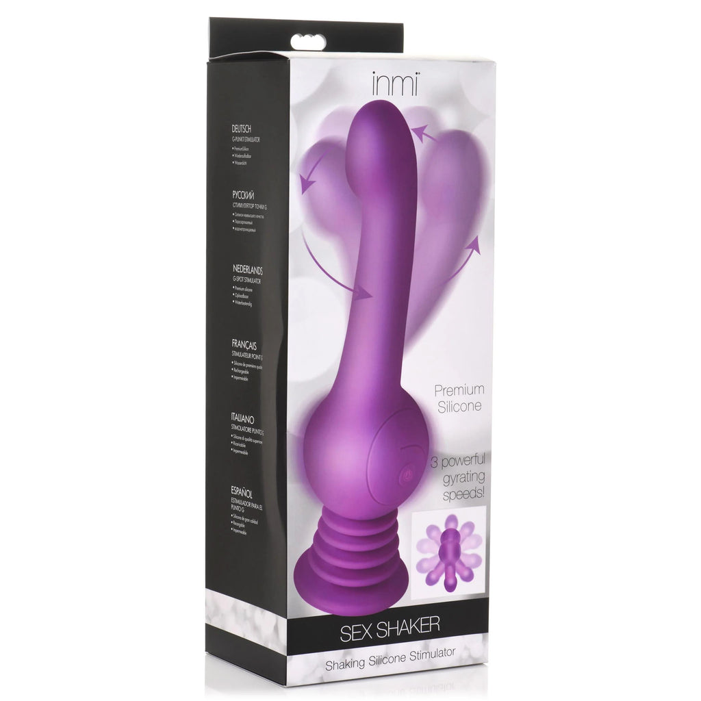 IN Shaking - Silikon-Stimulator mit Rotation und Stoßfunktion - Lila
