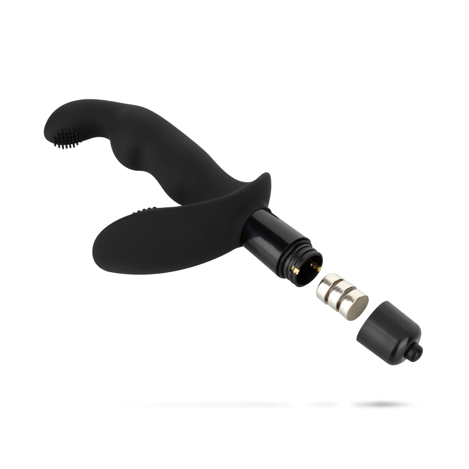 Dynamic Duke - Gerippter Prostata-Vibrator - Schwarz
