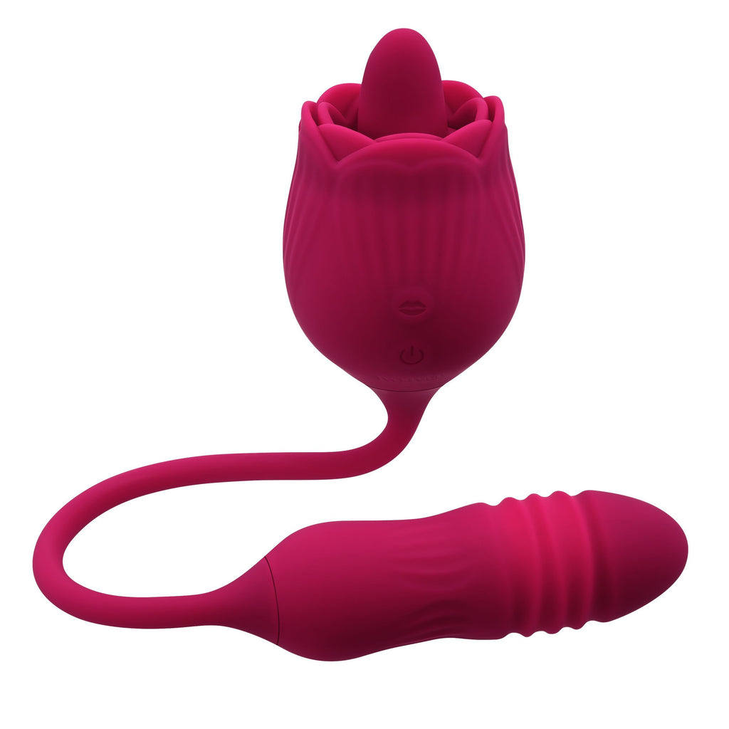 Evolved - Wild Rose Zungenvibrator - Rot