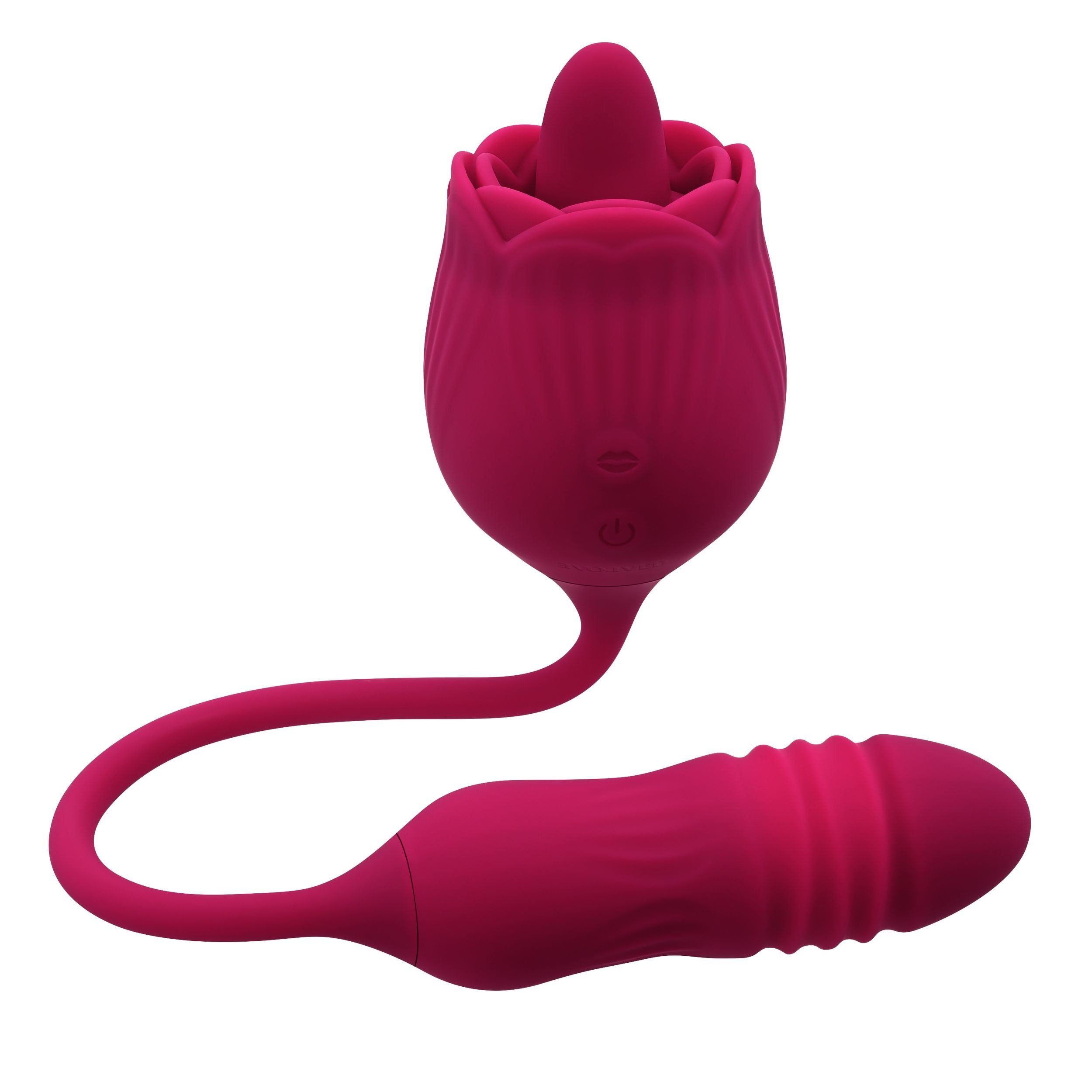 Evolved - Wild Rose Zungenvibrator - Rot