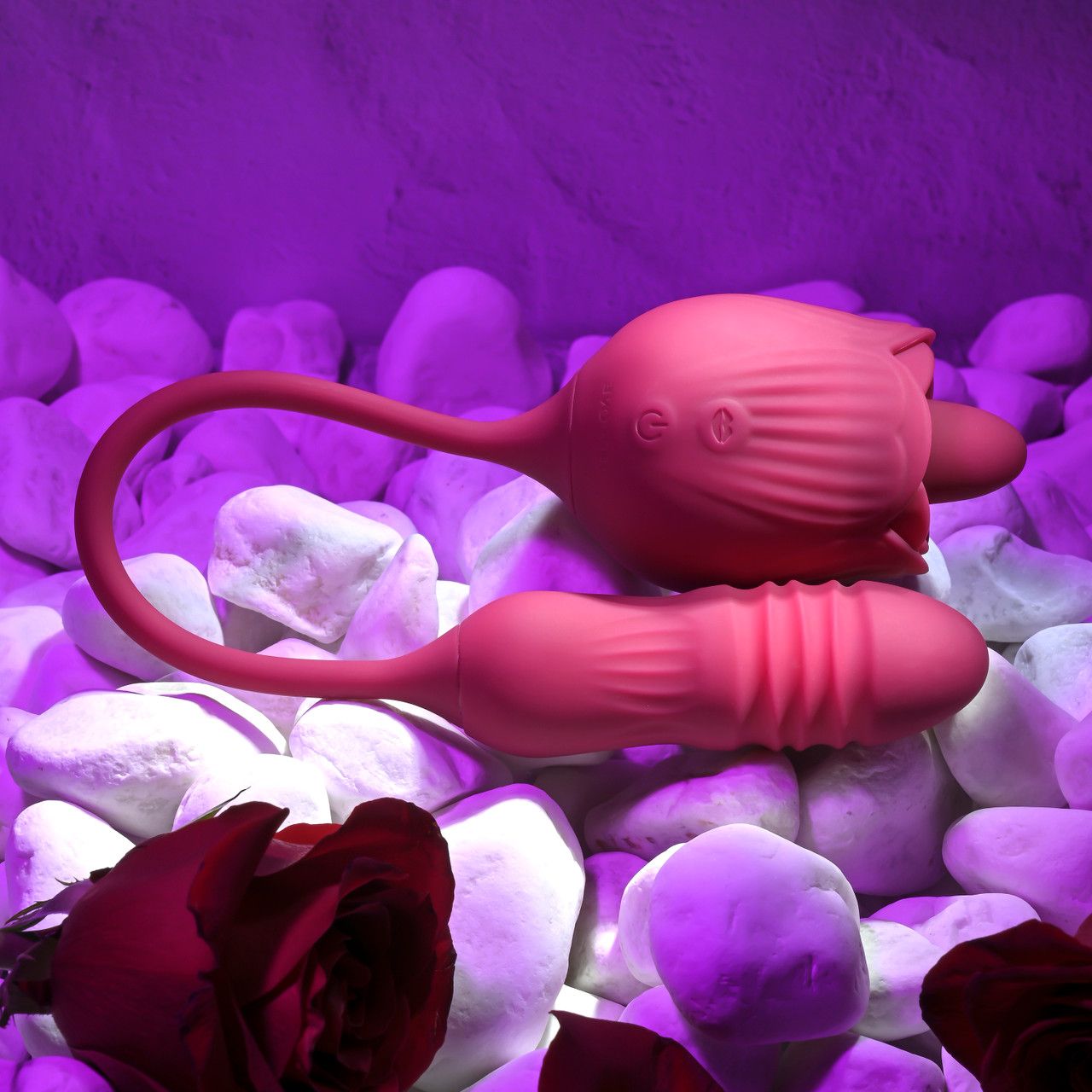 Evolved - Wild Rose Zungenvibrator - Rot