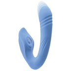 Evolved - Tap and Thrust Vibrator - G-Punkt und Klitoris Stimulation - Hellblau
