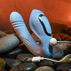 Evolved - Tap and Thrust Vibrator - G-Punkt und Klitoris Stimulation - Hellblau