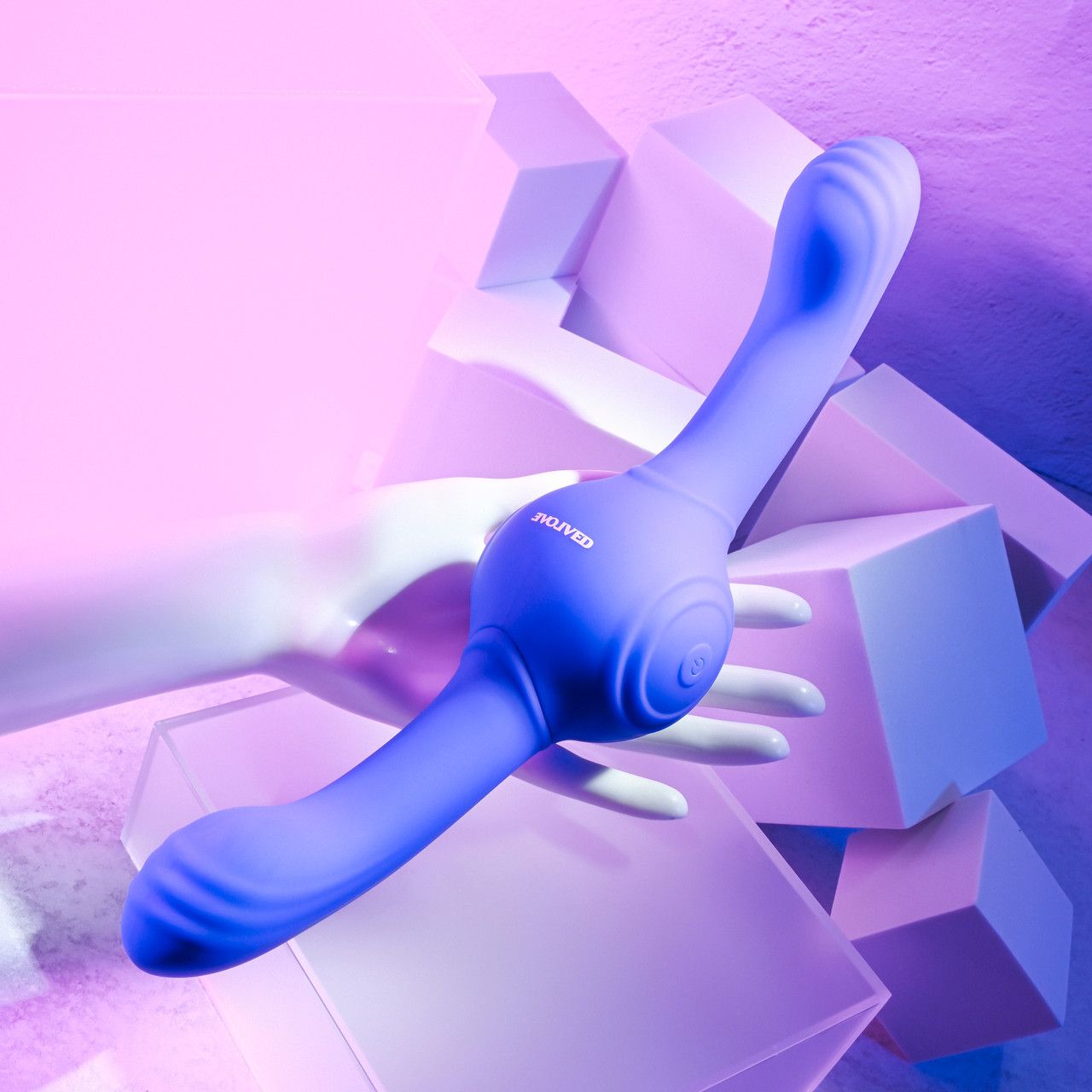 Evolved - Our Gyro Vibe Dual End Vibrator - Lila