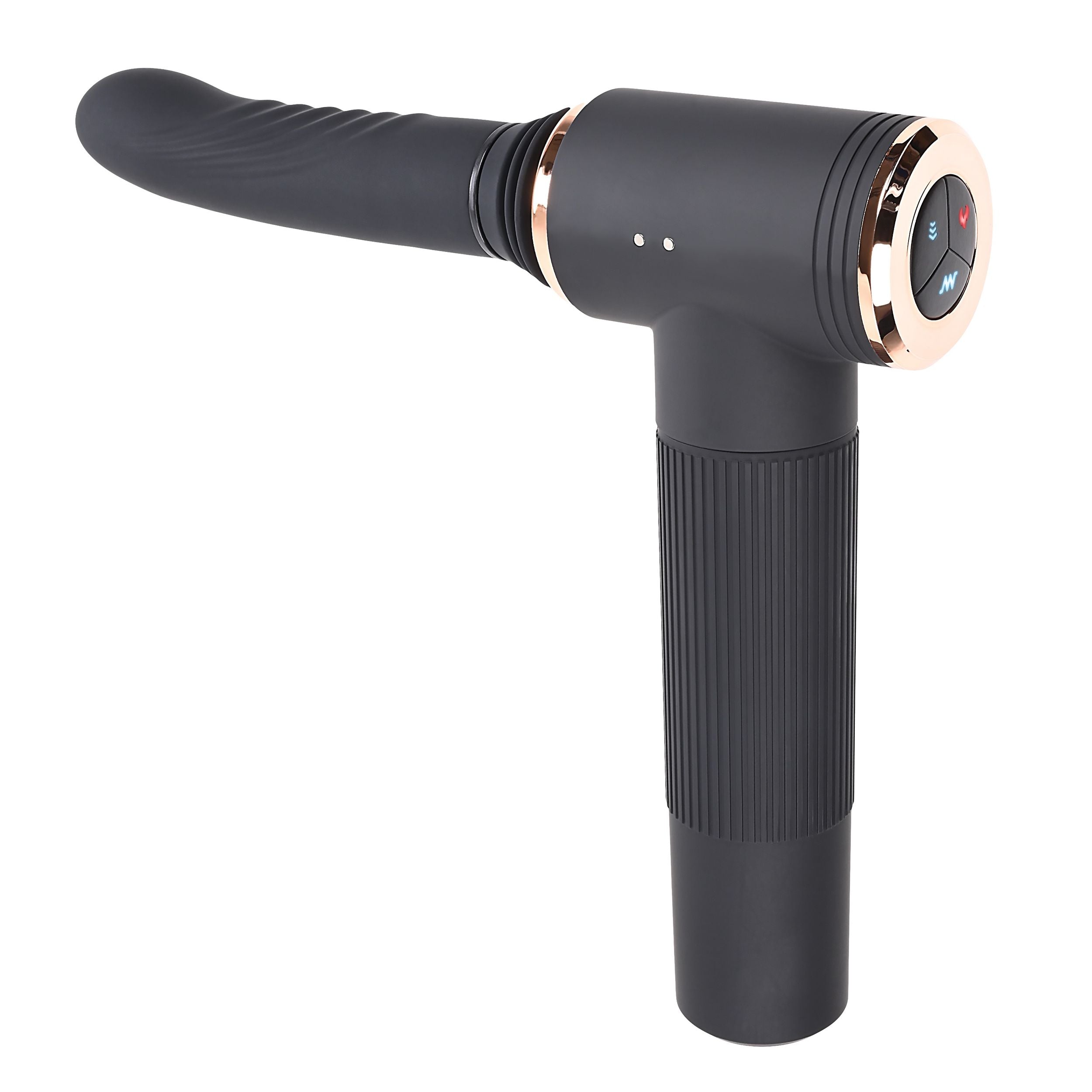 Evolved - Too Hot To Handle Vibrator mit Heizfunktion und Stoßbewegung - Schwarz